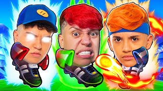 FAMÍLIA ARQUEIRA NO FUTEBOL DE CABEÇÃO COM SUPER PODERES!! (Head Ball) screenshot 3