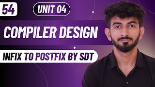 Infix to Postfix Using SDT | Compiler Design | Unit 04 | Hindi