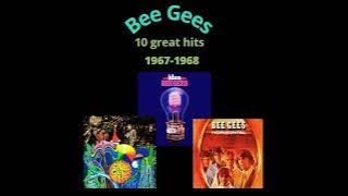 Bee Gees - 10 Great Hits of 1967-1968 - Full Album (STEREO in)