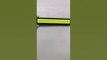 4002 character dot matrix LCD module, yellow and green. #display module