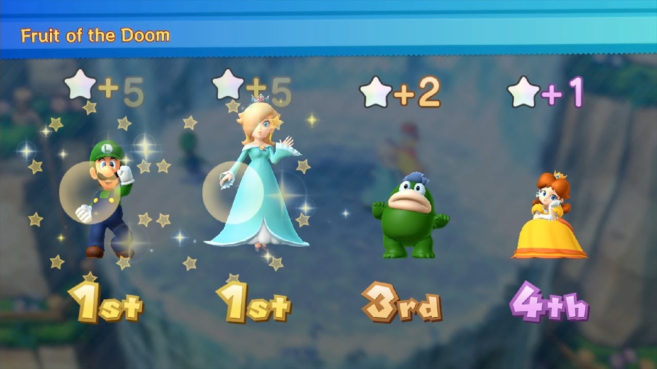 Mario Party 10 - Airship Central - Rosalina,Yoshi,Luigi,Daisy | Master Difficulty | Mario Gaming