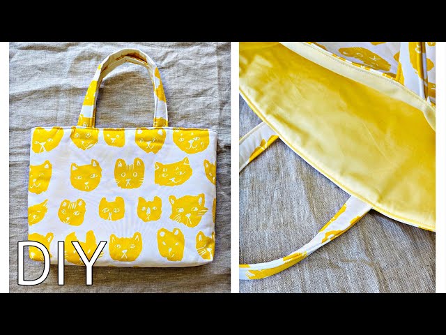 How to Make an Easy-to-Use Horizontal Tote Bag: I Even Added Quilt