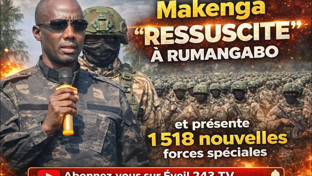 Annoncé mort sur les réseaux, le Général Makenga réapparaît à Rumangabo avec 1 518 forces spéciales 