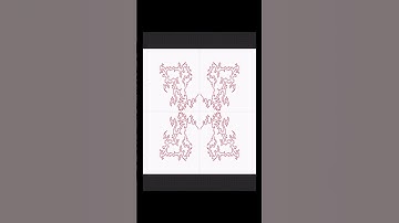 Symmetry Drawing | Quadrant Symmetry Pattern | A160 #digitaldrawing #procreatedigitalart  #procreate