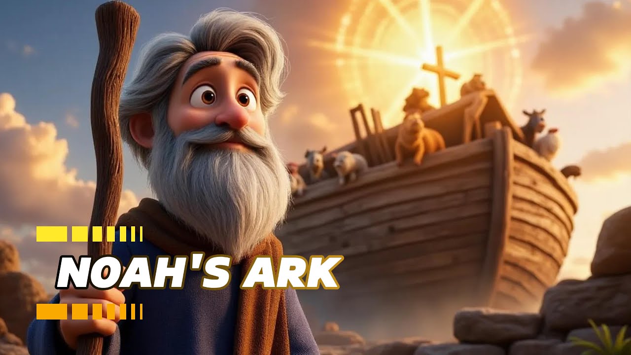 Noah’s Ark | Animated Bible Story for Kids & Families (Pixar-Style ...