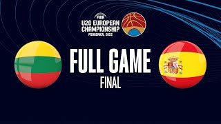 FINAL: Lithuania v Spain | Full Basketball Game