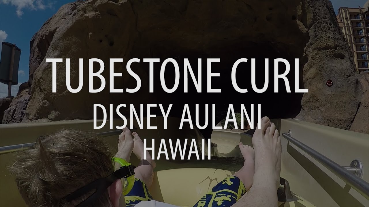Tubestone Curl Water Slide at Disney's Aulani Resort & Spa