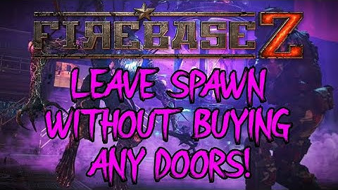 FIREBASE Z SHORTCUT: How to teleport out of spawn without buying any doors (Cold War Zombies Guide)