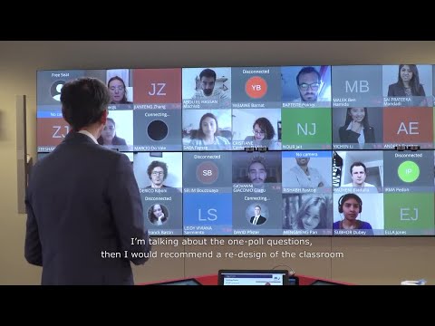 IÉSEG School of Management tested the weConnect virtual classroom