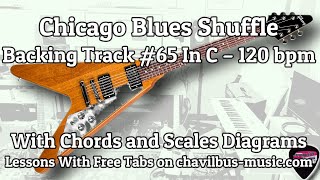 Chicago Blues Shuffle - Backing Track #65 in C - 120 bpm