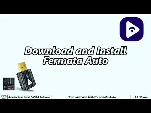MSXTTLY U2AC-L9 Android Auto Adapter AAAD CarStream Fermata Auto AASTREAM Installation