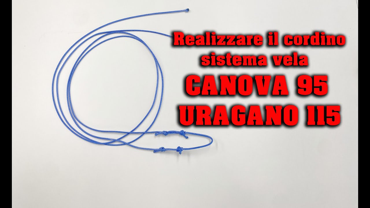 Sostituzione cordino per CANOVA 95  e URAGANO115