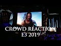 Crowd Reaction to Cyberpunk 2077 Release Date Trailer & Keanu Reeves | Xbox Briefing @ E3 2019