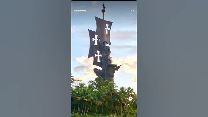 Christopher Columbus Statue 🇵🇷 Birth of the New World  Estatua de Colón #Arecibo #PuertoRico #Travel