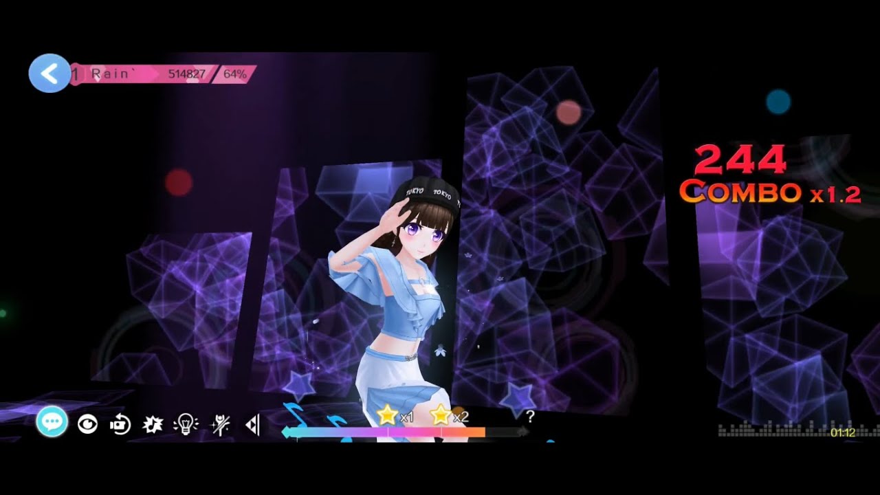 AU2 Mobile / Sweet Dance! MACO - 恋の道 / Koi no Michi (Path of Love) || Bubble Mode - Hard ★ X9