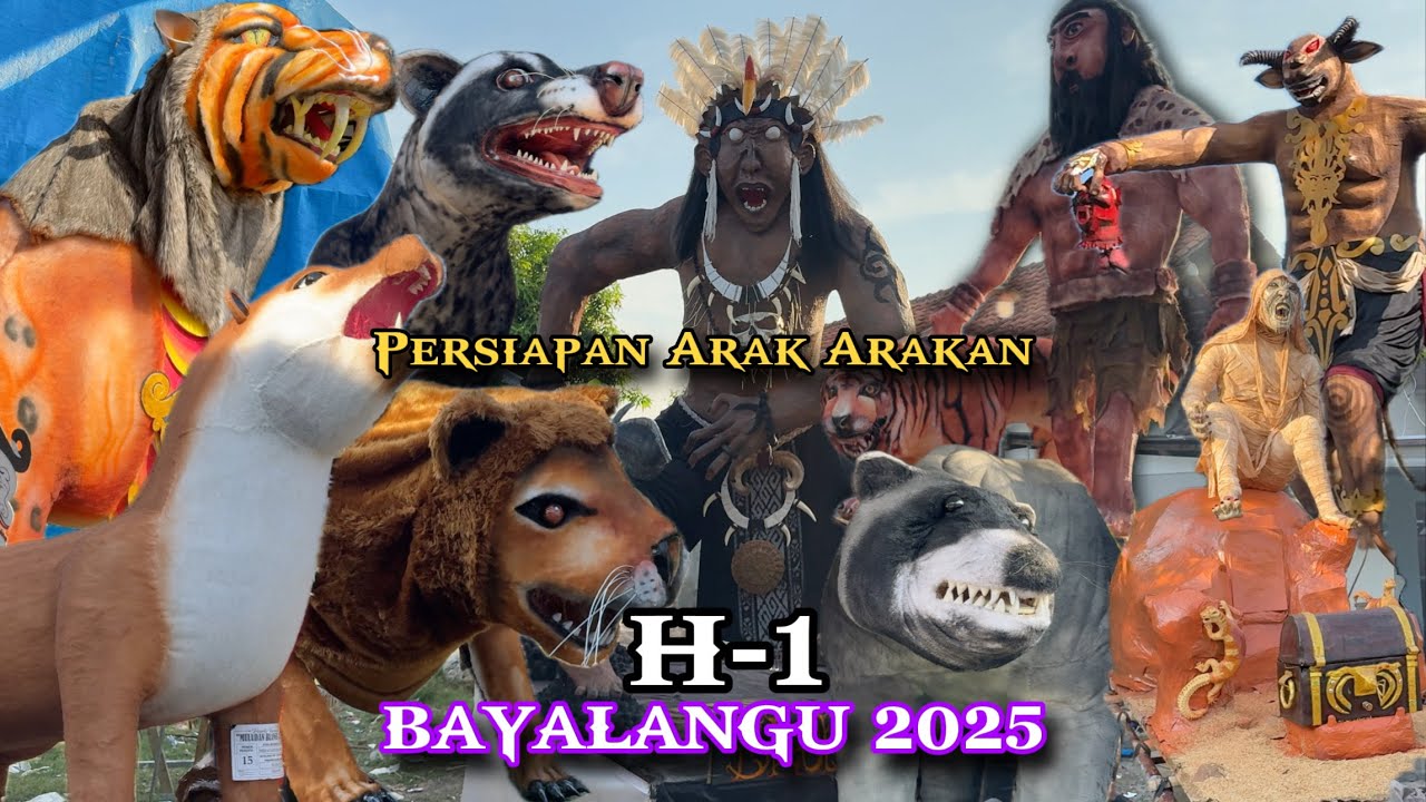 Persiapan H-1 Arak Arakan Bayalangu 2025 