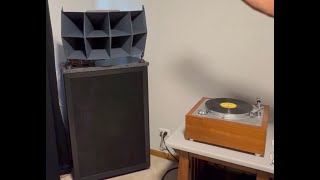 Dan Does Mono: Altec Multicell horn, Jenson Ultraflex, Loftin-White/Don Garber DIY Amp & RCA LC1