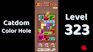 Catdom Level 323 walkthrough | Color Hole 🐱🕳️| Solutionguruji