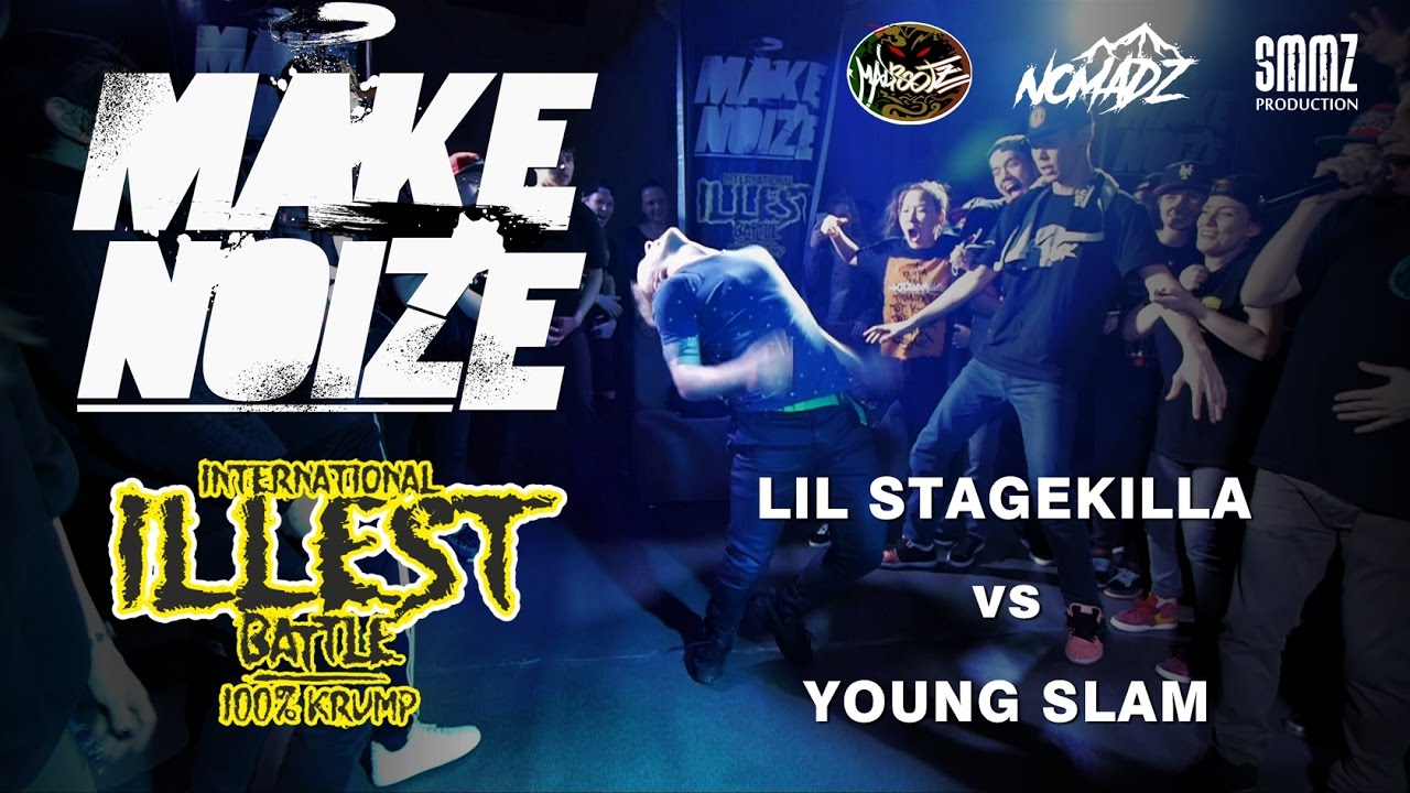 LIL STAGEKILLA vs YOUNG SLAM (BOYZ 1/4 FINAL) @ MAKE NOIZE: ILLEST KAZAKHSTAN