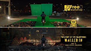 TWILIGHT OF THE WARRIORS - WALLED IN - PART B |  VFX Breakdown by Free-D Workshop