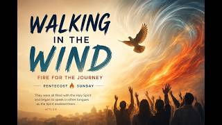 Sunday 24th May 2026 - Pentecost,  Walking in the Wind, fire for the journey