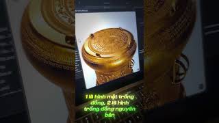 Cách mình tạo trống đồng bằng ây văn ai nè cả nhà.