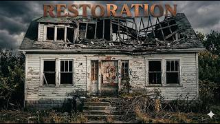 Abandoned House Restoration Timelapse Broken Roof Rebuild To Luxury Cinematic Home