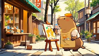 Lofi Focus Beats 🍁 Capybara’s Art Studio 🎨 Lofi Study Music for Deep Concentration