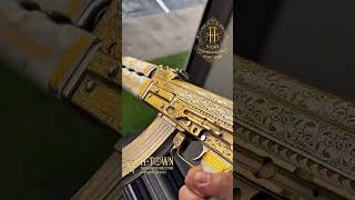 Gold AK-47 Engraved