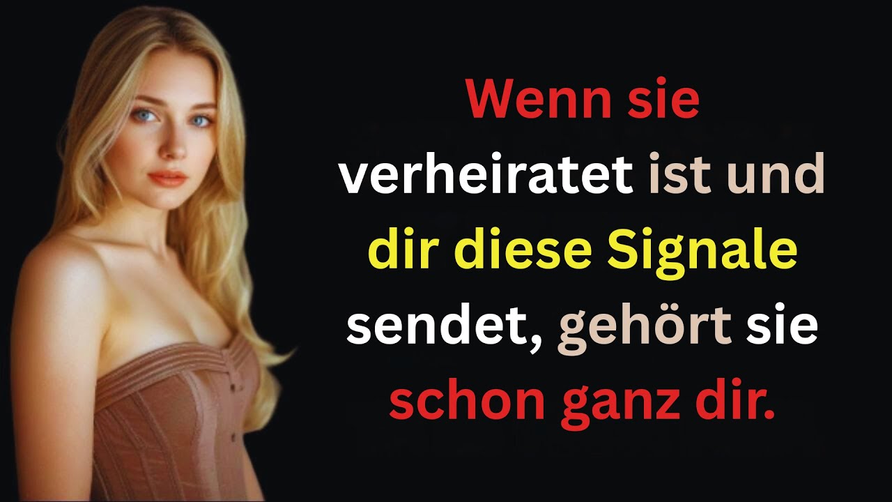„6 Zeichen, die zeigen, dass eine verheiratete Frau dich begehrt 🔥🤤 | Stoizismus“
