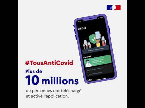 10 millions de Français ont installé et activé l'application #TousAntiCovid - #COVID19