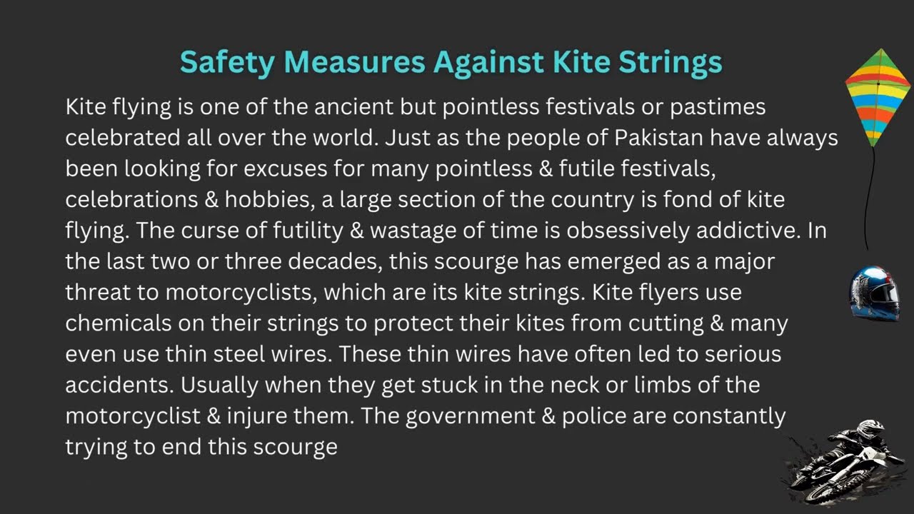 Safety Measures Against Kite Strings 