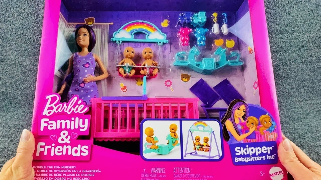 ASMR Unboxing Barbie Family & Friends! Skipper Babysitters! & More Playsets – Fun Toys Review!