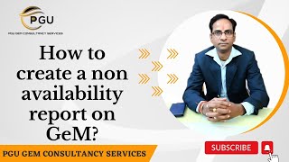 How to create a non availability report on GeM | How to Download Report?