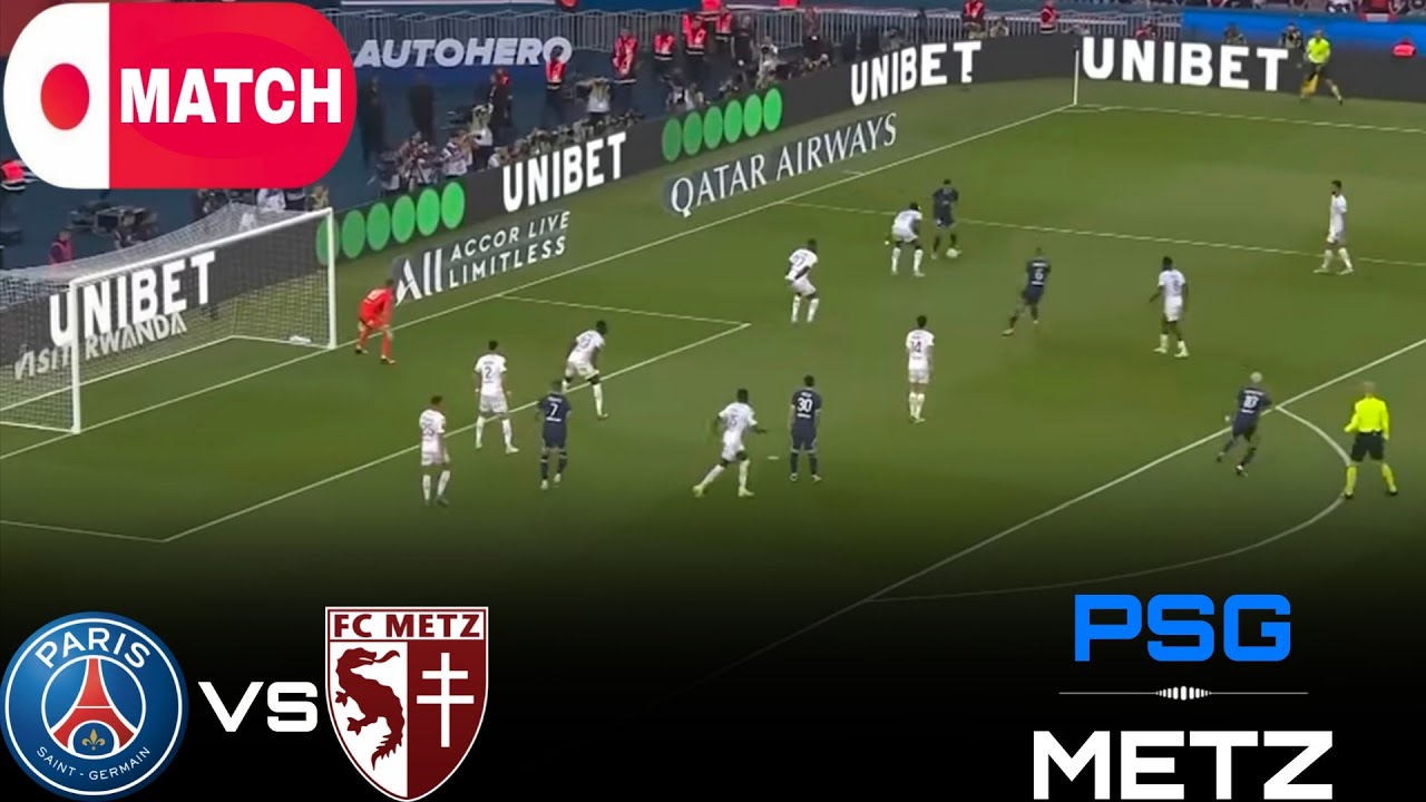 LIVE : PSG vs Metz Live Stream / French Ligue 1 Match - 2026