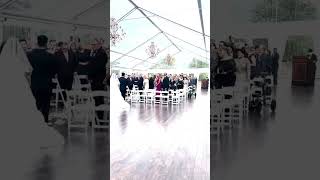 DJ or live band for the ceremony? #wedding #weddingentrance #newlyweds #djservices #livemusic