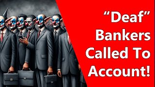 “Deaf” Bankers Called To Account!