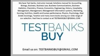 Buy Test Banks, Buy Cheap Test banks