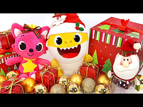 White Christmas <strong>of</strong> Baby Shark and Pinkfong! <strong>Nice</strong> to meet you Santa Claus! | PinkyPopTOY
