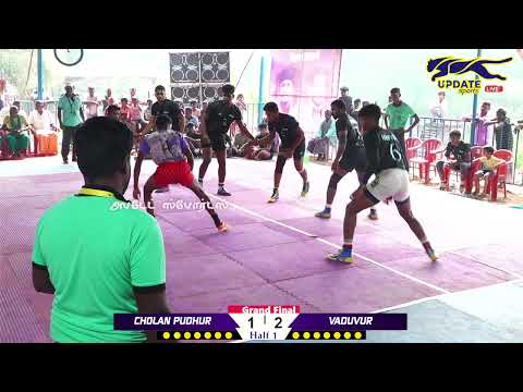 GRAND FINAL| SOUNDAR BROTHERS VADUVUR vs CHOLAN PUDHUR #VADAKKUR#THANJAVUR MENS KABADDI-2025