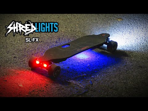 The BEST electric skateboard light! | ShredLights SL-FX REVIEW
