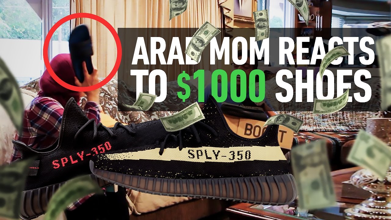 Arab Mom Reacts To '$1000' Shoes! (I got hit with a belt)
