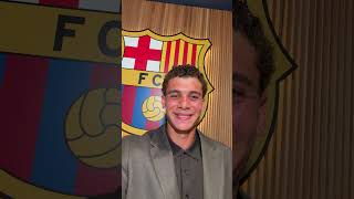 Culers, Hamza has a message for you! 🤳 #fcbarcelona #shorts