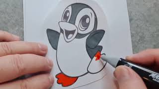 🐧❄️ CUTE PENGUIN COLORING! 🎨🌈 | Adorable Penguin Coloring Pages for Kids!