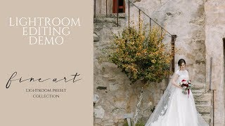 Download a free preset sample
here:https://bowp.mykajabi.com/presetsediting demo using my fine art
lightroom collection!view and purchase the c...