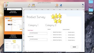 Specify web form feedback delivery email address using Touch Forms Pro for Mac