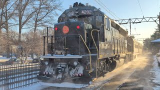 Railfanning NJ Transit at Short Hills 12-16-25: 4202 PRSL 4109 CNJ Heritage Units 2 equipment moves