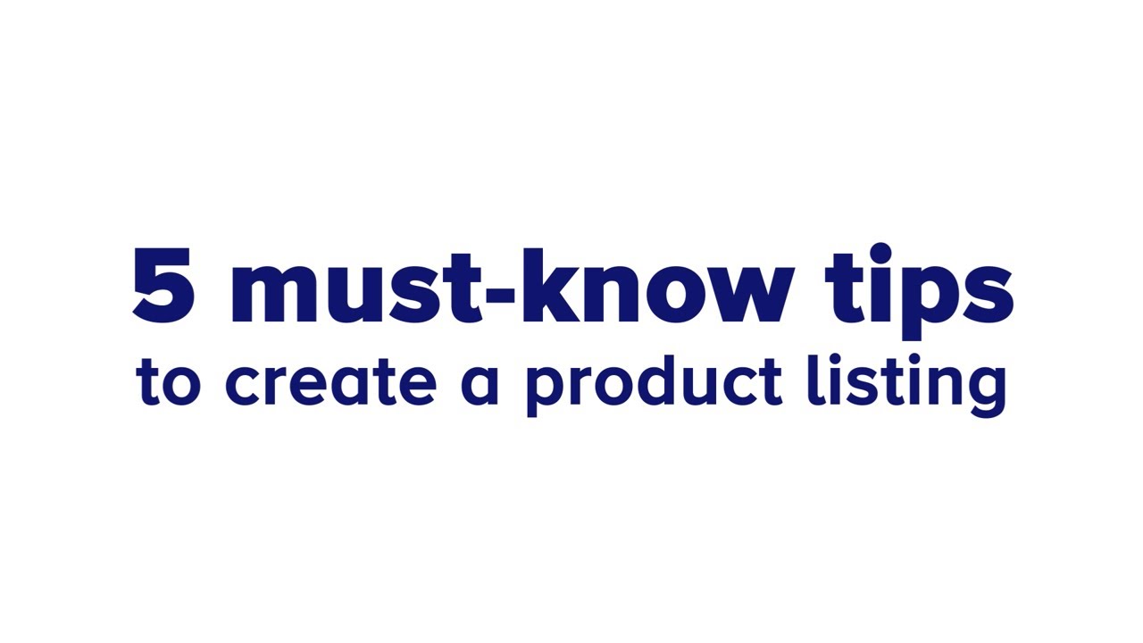New Seller Product Listing - How To Create SKU