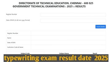 typewriting result 2025 August month update 2025 typewriting result August   2025