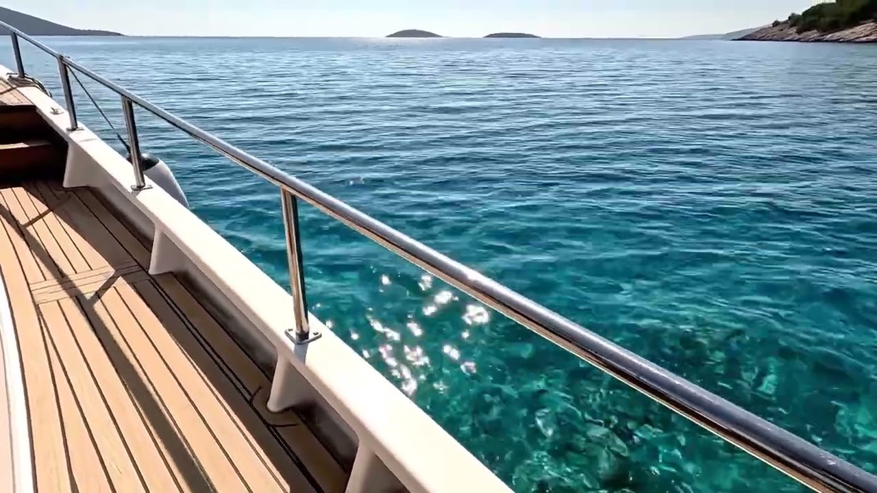 Relaxing Videos - View From a Boat, sounds of the sea